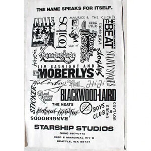 Vtg Orig 1980s YANKS Boys Club SKYBOYS Band Promo Concert POSTER Flyer